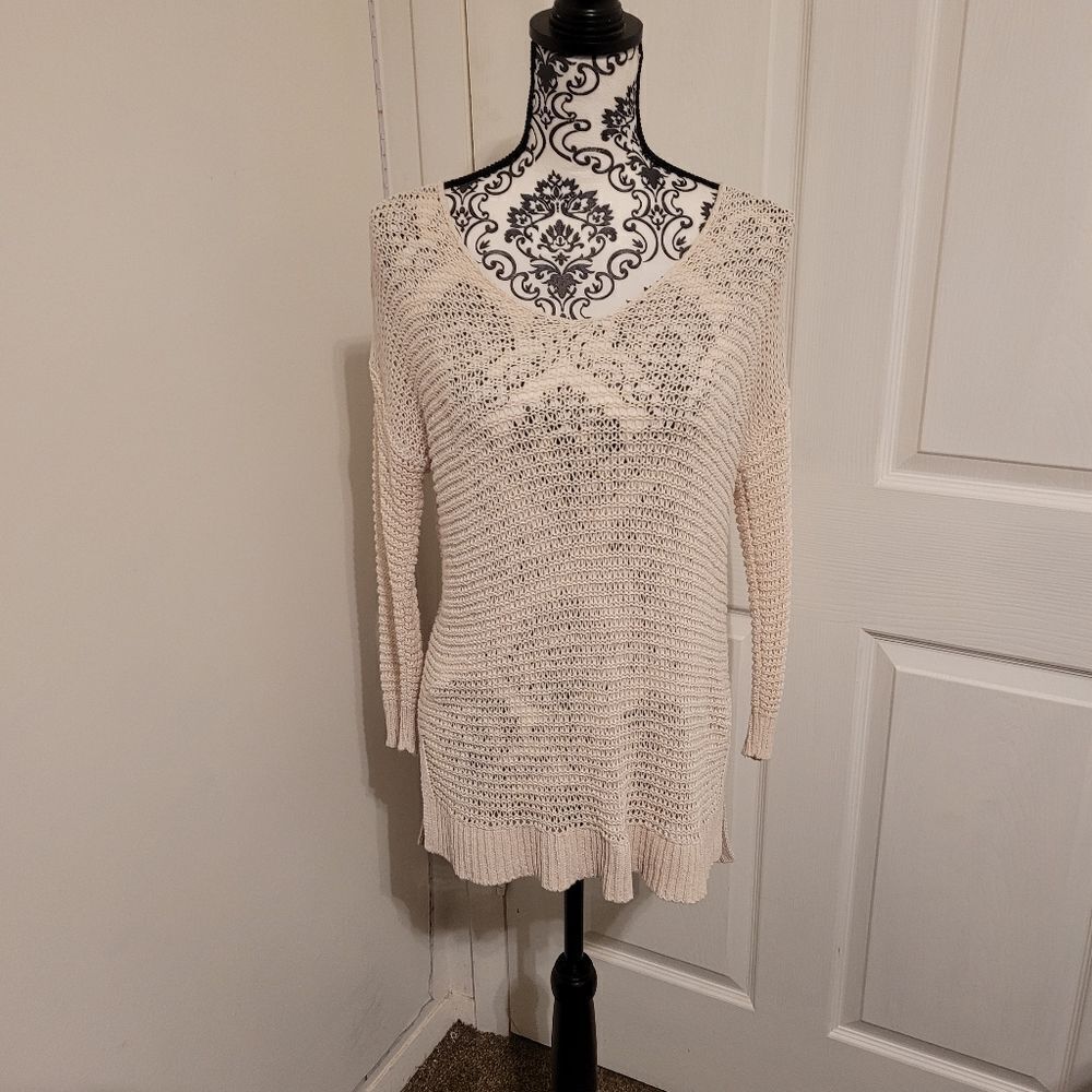 Stylus open knit sweater‎